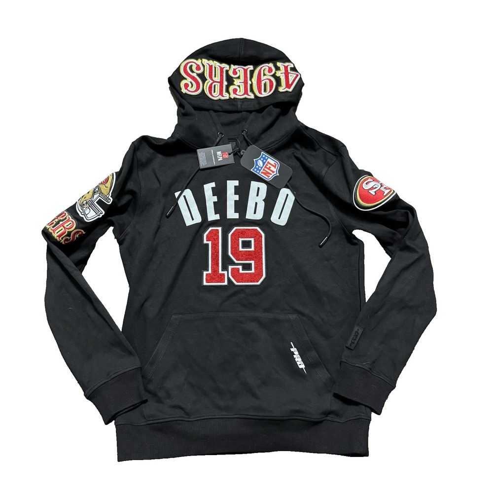 San Francisco 49ers Pro Standard Luxury Collection NFL Hoodie Men's Small Black